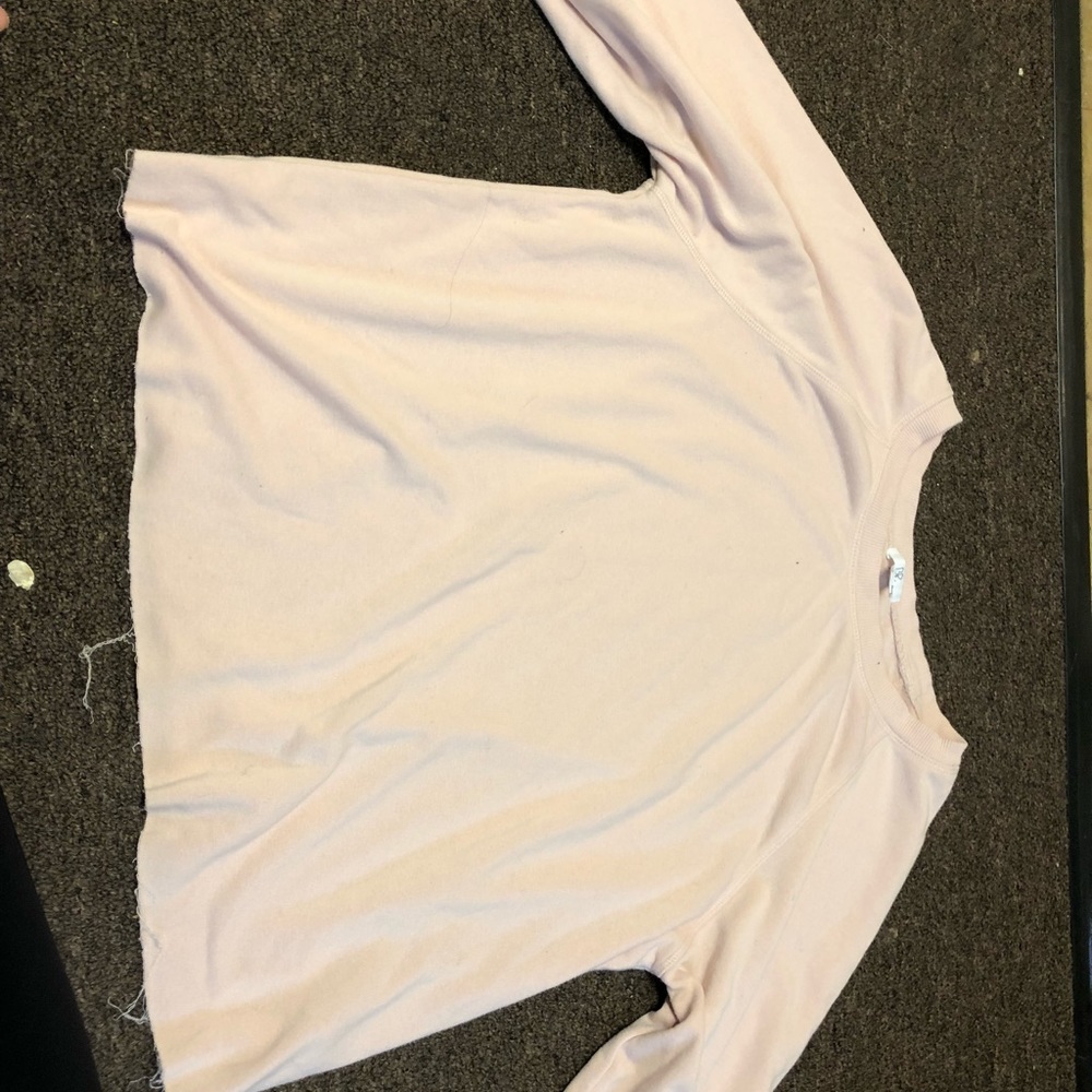 Light pink crop top